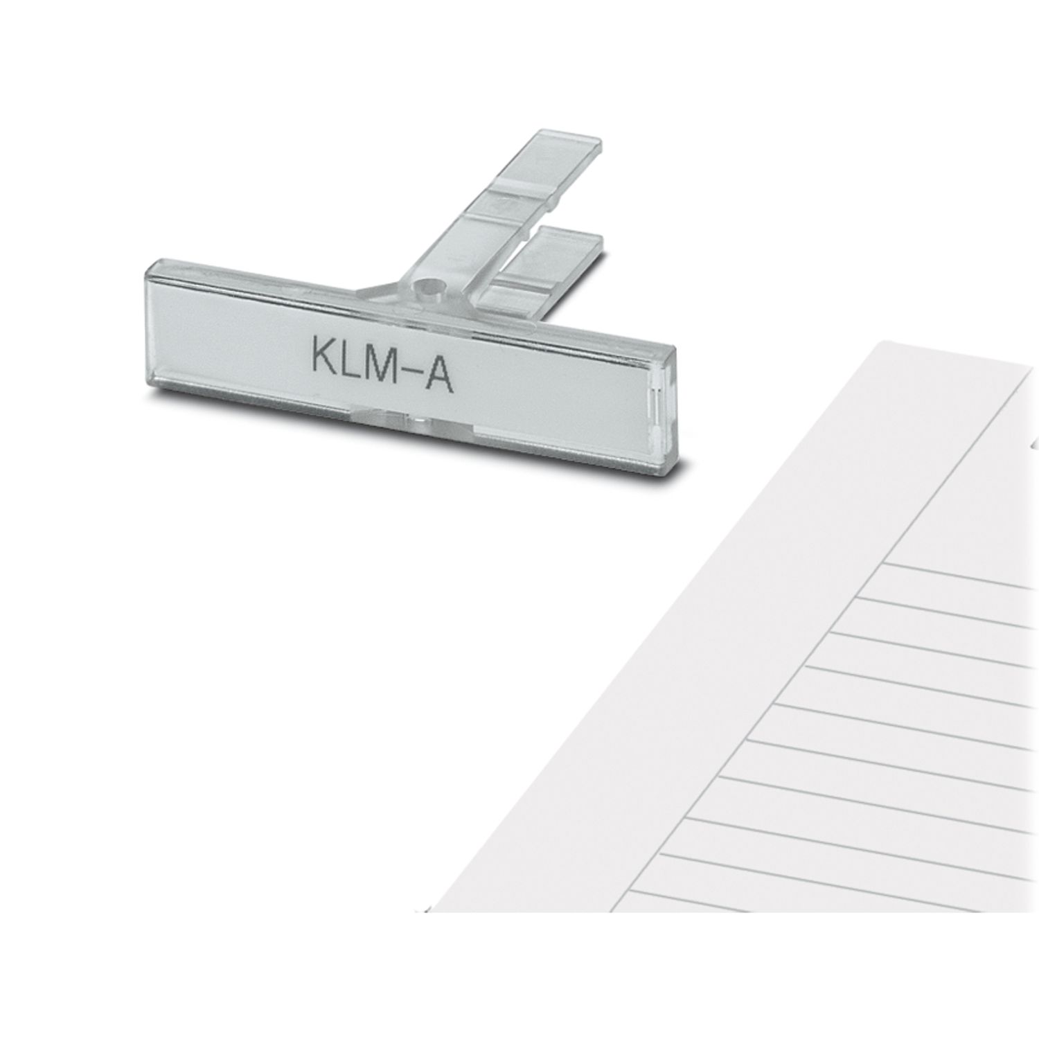 KLM-A - Soporte para señalización de regletas de bornes - imagen 2