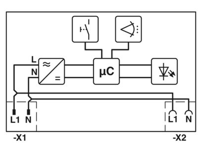 PLD E 409 W 350 - Lámpara LED para armario de control - imagen 5