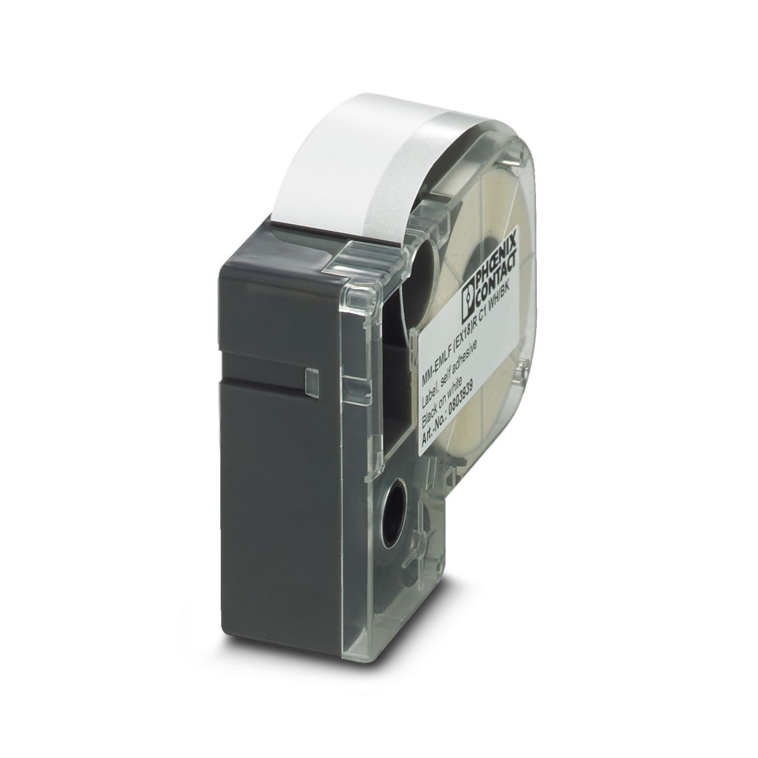 MM-EMLF (EX18)R C1 WH/BK - Etiqueta, altamente flexible
