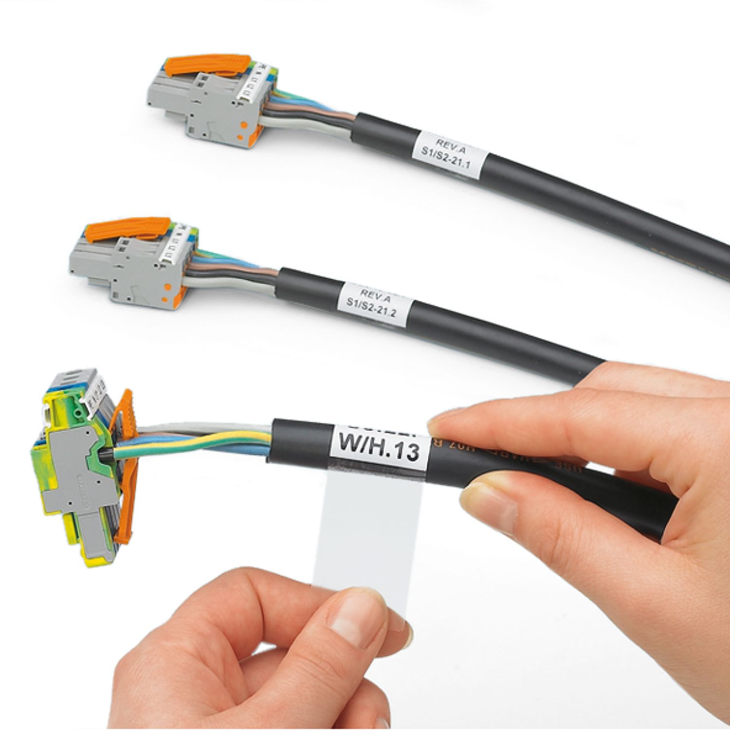 WML 3 (13X10)R - Etiqueta de envoltura de cables - imagen 2