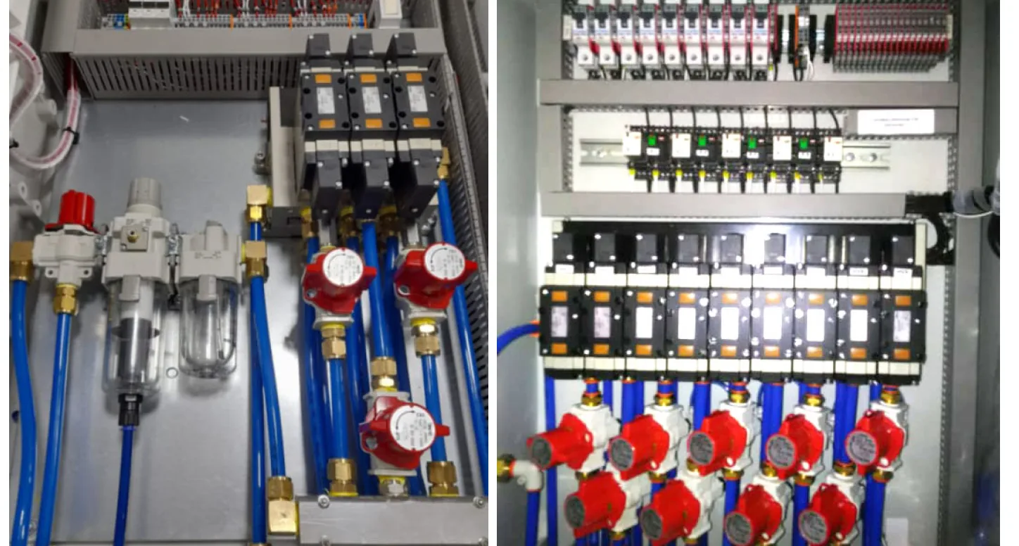 Tableros electroneumáticos industriales